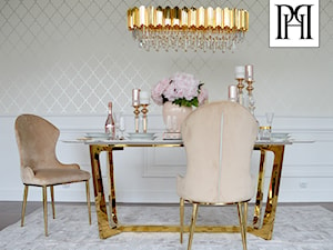 Nowoczesne oświetlenie - złoty żyrandol w stylu Glamour - zdjęcie od PRIMAVERA-HOME.COM