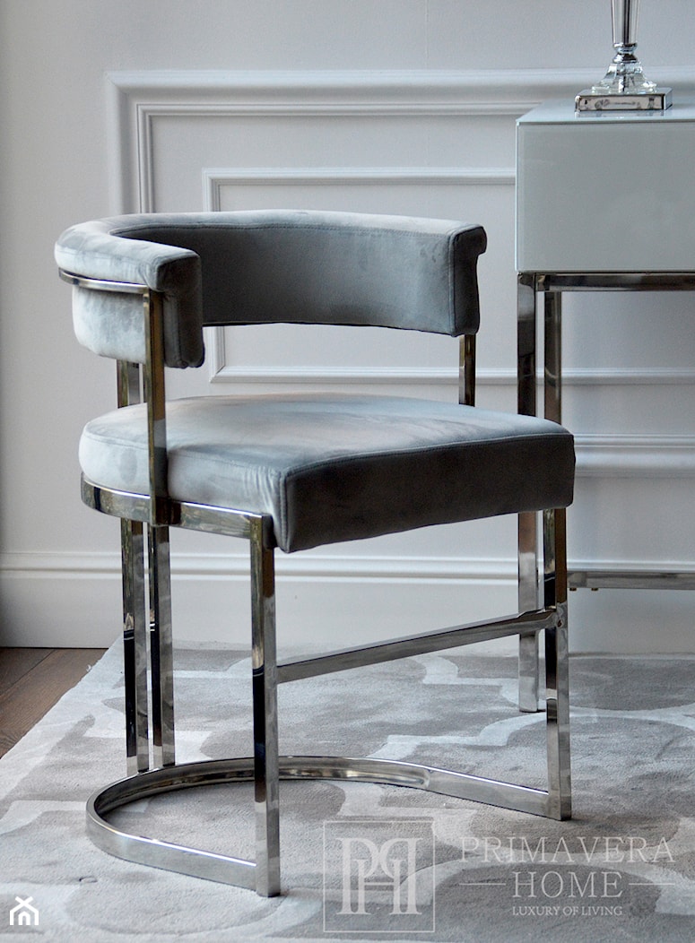 Nowoczesne eleganckie krzesło glamour - krzesła - sypialnia salon w stylu Glamour - zdjęcie od PRIMAVERA-HOME.COM - Homebook