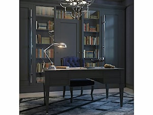 Meble tapicerowane na zamówinie w stylu nowojorskim i glamour - Średnie czarne biuro, styl glamour - zdjęcie od PRIMAVERA-HOME.COM