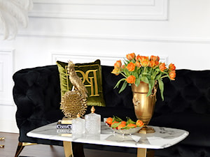 Nowoczesny salon, stolik kawowy w stylu Glamour - zdjęcie od PRIMAVERA-HOME.COM