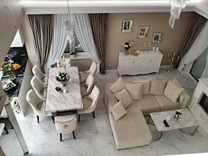 Nowoczesne wnętrze w stylu Glamour - aranżacja klientki Primavera Home - zdjęcie od PRIMAVERA-HOME.COM