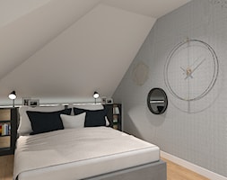 Sypialnia ze skosami - zdjęcie od Czajka Studio - Homebook