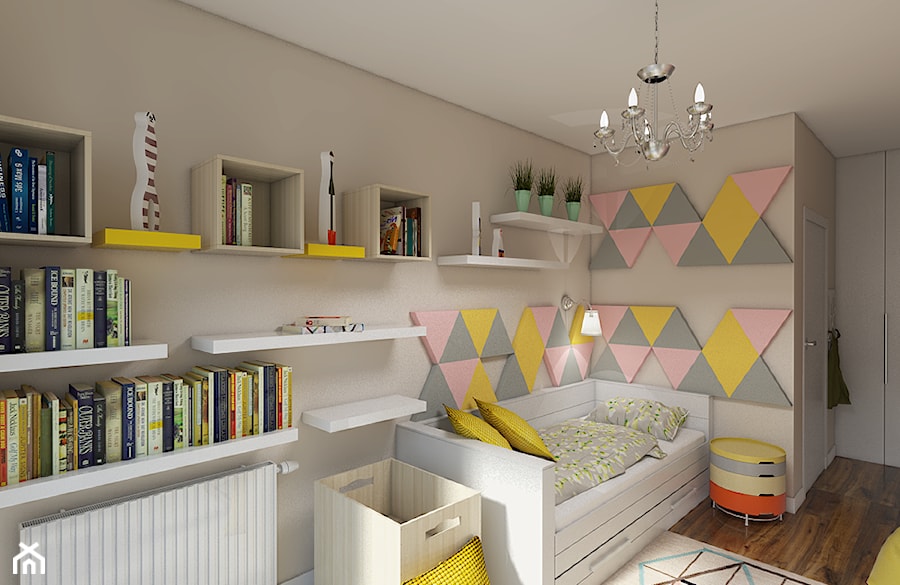 Klimatyczny dom jednorodzinny pod Warszawą - Średni szary pokój dziecka dla dziecka dla nastolatka dla chłopca dla dziewczynki, styl nowoczesny - zdjęcie od Creoline
