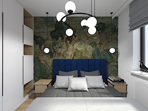 Z KLASĄ - Mała biała sypialnia, styl nowoczesny - zdjęcie od Creoline