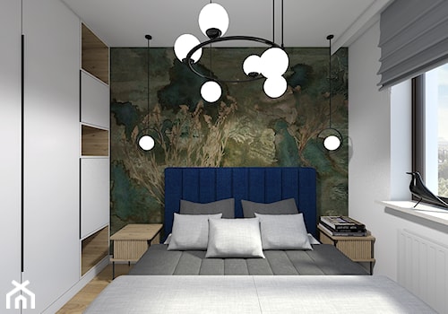 Z KLASĄ - Mała biała sypialnia, styl nowoczesny - zdjęcie od Creoline