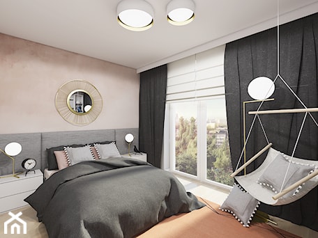 Aranżacje wnętrz - Sypialnia: Pale Pink dla dwojga - Średnia beżowa sypialnia, styl nowoczesny - Creoline. Przeglądaj, dodawaj i zapisuj najlepsze zdjęcia, pomysły i inspiracje designerskie. W bazie mamy już prawie milion fotografii!