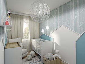 Burza piaskowa - Mały szary pokój dziecka dla niemowlaka dla chłopca dla dziewczynki, styl nowoczesny - zdjęcie od Creoline