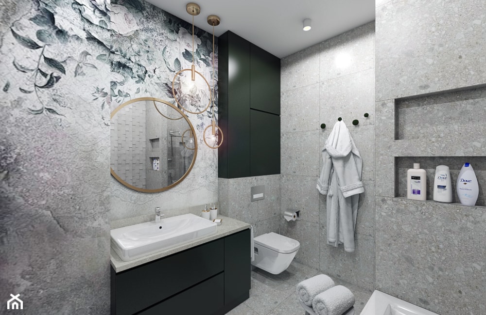 Projekt łazienki na Dzień Mamy - Łazienka, styl nowoczesny - zdjęcie od Creoline - Homebook
