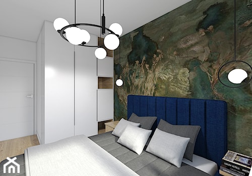 Z KLASĄ - Średnia biała sypialnia, styl nowoczesny - zdjęcie od Creoline
