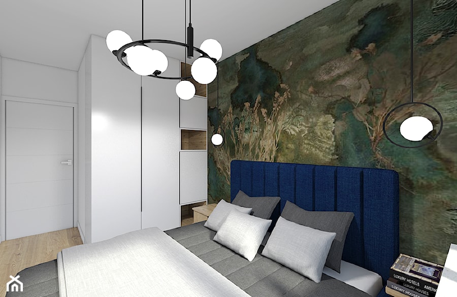Z KLASĄ - Średnia biała sypialnia, styl nowoczesny - zdjęcie od Creoline
