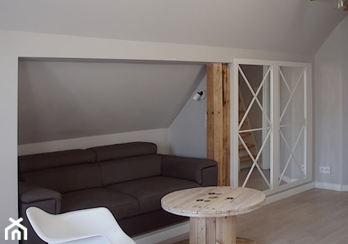 Moje mieszkanie - Średni biały salon, styl skandynawski - zdjęcie od Anna Wrona