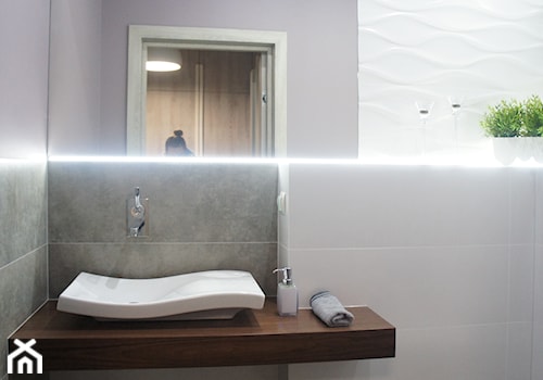 Toaleta gościnna - Mała łazienka, styl nowoczesny - zdjęcie od Anna Wrona