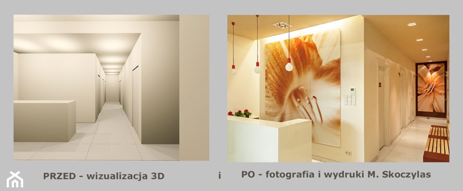 Realizacja wydruków dla WSF we Wrocławiu/wspólpraca z arch. B. Strzębałą ASA - Wnętrza publiczne, styl minimalistyczny - zdjęcie od MEG Atelier-Autorska Pracownia Obrazu & Designu