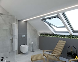 łazienka na poddaszu - zdjęcie od Studio Projektowe Atoato - Homebook