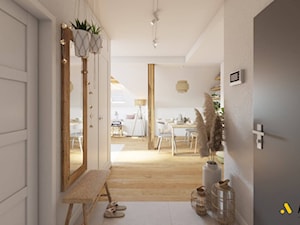 korytarz w stylu boho - zdjęcie od Studio Projektowe Atoato