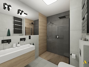Łazienka w stylu skandynawskim - zdjęcie od Studio Projektowe Atoato