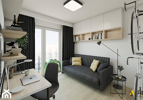 domowe biuro w mieszkaniu - zdjęcie od Studio Projektowe Atoato