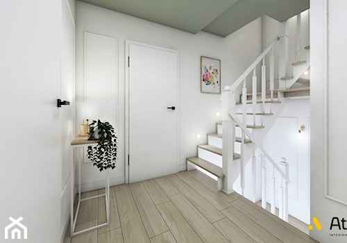 schody samonośne w domu - zdjęcie od Studio Projektowe Atoato