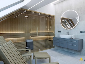 łazieka z sauną - zdjęcie od Studio Projektowe Atoato