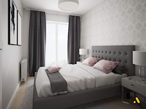 Sypialnia w stylu glamour - zdjęcie od Studio Projektowe Atoato