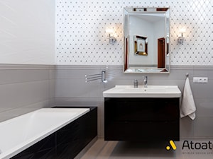 łazienka w stylu glamour - zdjęcie od Studio Projektowe Atoato