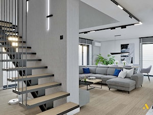 schody samon\ośne w domu - zdjęcie od Studio Projektowe Atoato