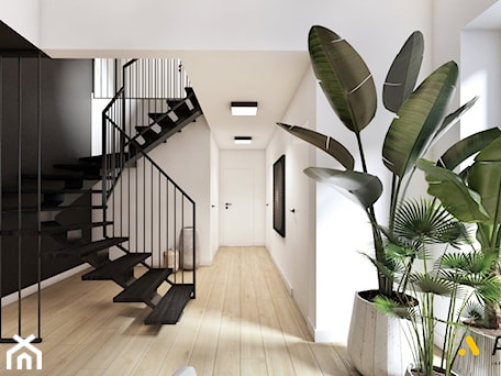 Aranżacje wnętrz - Hol / Przedpokój: metalowe schody samonośne w domu - Studio Projektowe Atoato. Przeglądaj, dodawaj i zapisuj najlepsze zdjęcia, pomysły i inspiracje designerskie. W bazie mamy już prawie milion fotografii!