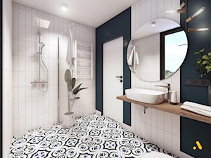 elegancka łazienka - zdjęcie od Studio Projektowe Atoato