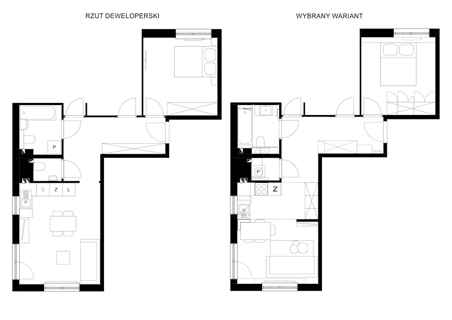 Pastelowo - Salon, styl skandynawski - zdjęcie od Justyna Lewicka Design