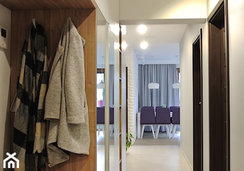 Mieszkanie w Krakowie 2+2 - Hol / przedpokój, styl nowoczesny - zdjęcie od Justyna Lewicka Design