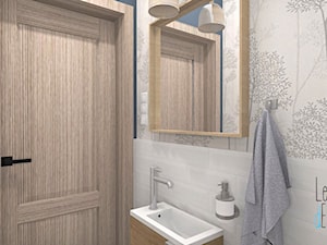 Toaleta w stylu rustykalnym - zdjęcie od Justyna Lewicka Design