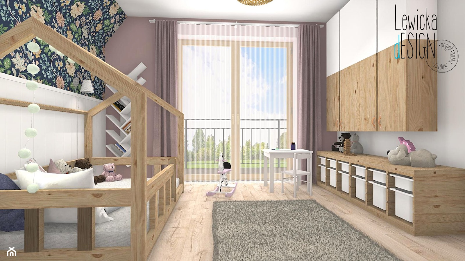 Pokój dziecka w stylu rustykalnym - zdjęcie od Justyna Lewicka Design - Homebook