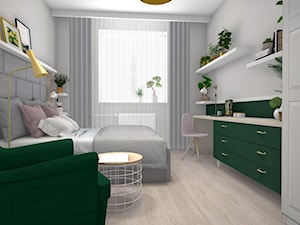 Pokój 3w1 - Salon, styl nowoczesny - zdjęcie od Justyna Lewicka Design