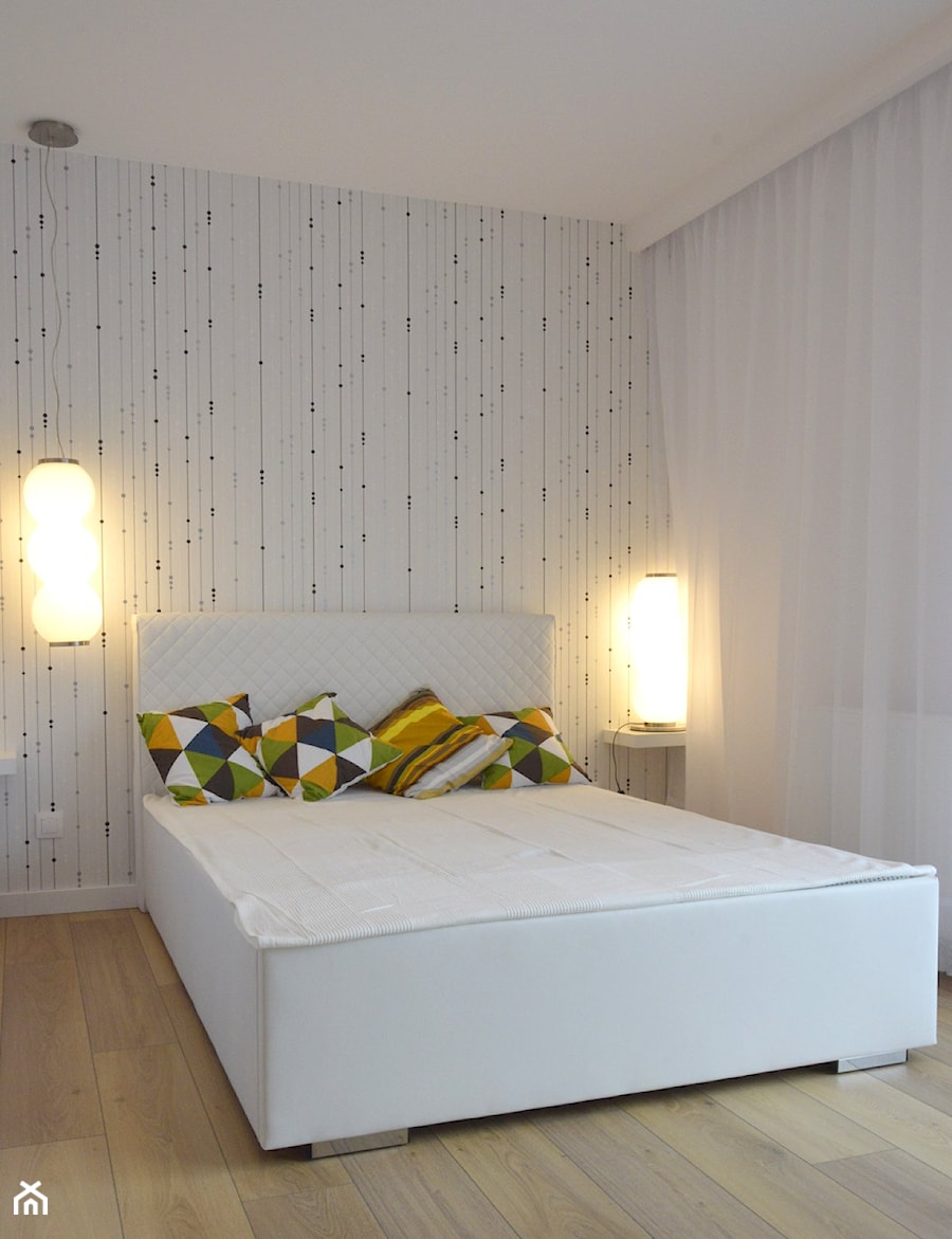Osiedle Wesoła 1 - Sypialnia, styl nowoczesny - zdjęcie od Justyna Lewicka Design