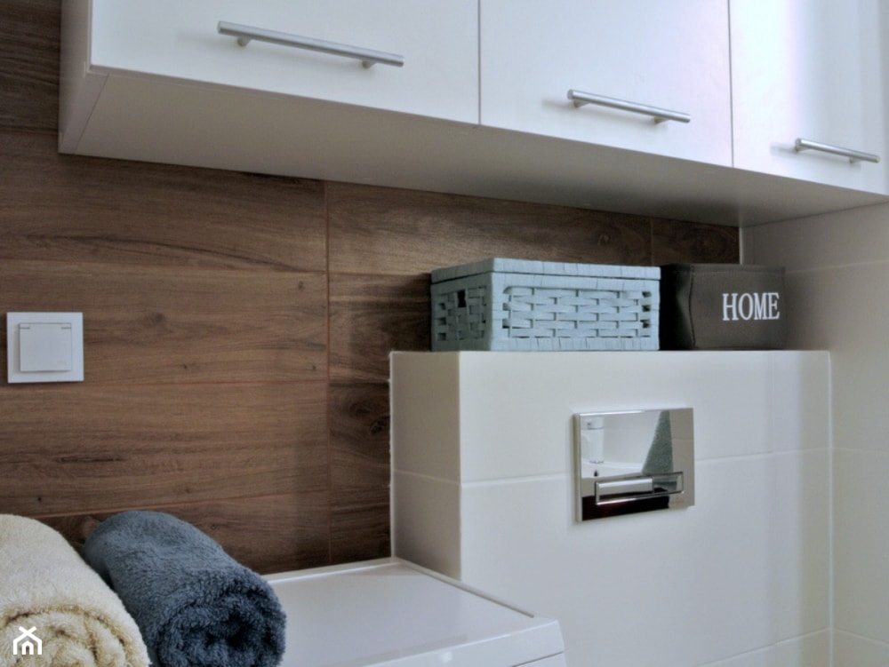 Metamorfoza szafki w łazience - Łazienka, styl prowansalski - zdjęcie od Justyna Lewicka Design - Homebook