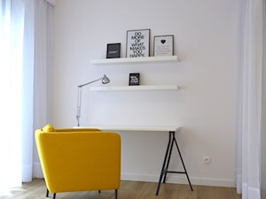Osiedle Wesoła 1 - Średnie białe biuro, styl nowoczesny - zdjęcie od Justyna Lewicka Design