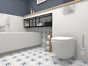 Łazienka w stylu rustykalnym - zdjęcie od Justyna Lewicka Design