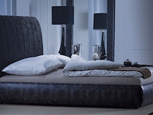 Sypialnia z łóżkiem Helike firmy la Luna - zdjęcie od outletmeblowy.pl