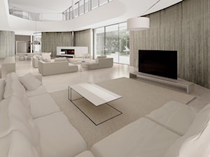 Rezydencja minimalistyczna - Salon, styl minimalistyczny - zdjęcie od CKTprojekt