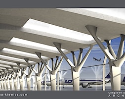 lotnisko - wnętrze terminala - zdjęcie od Lengiewicz-Charkiewicz Architekci - Homebook