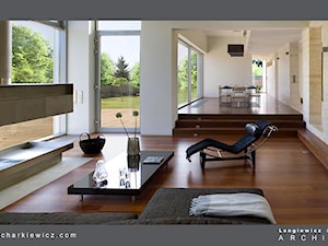 Modern House - Średni biały salon, styl nowoczesny - zdjęcie od Lengiewicz-Charkiewicz Architekci