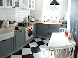 Biało-szara kuchnia - zdjęcie od Karolina Sutula