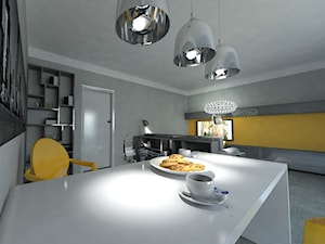 salon ➌ - Salon, styl nowoczesny - zdjęcie od bright light design ❘ architektura wnętrz