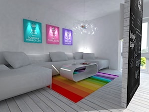 salon ➋ - Salon, styl nowoczesny - zdjęcie od bright light design ❘ architektura wnętrz