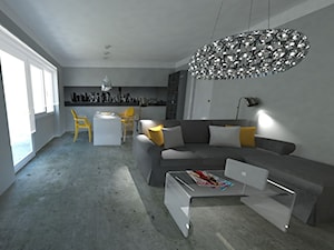 salon ➌ - Salon, styl nowoczesny - zdjęcie od bright light design ❘ architektura wnętrz