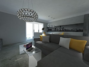 salon ➌ - Salon, styl nowoczesny - zdjęcie od bright light design ❘ architektura wnętrz