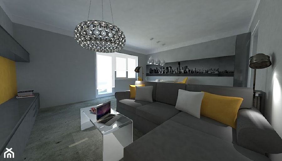 salon ➌ - Salon, styl nowoczesny - zdjęcie od bright light design ❘ architektura wnętrz