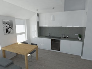 mieszkanie 40m2 - Kuchnia, styl minimalistyczny - zdjęcie od 2arch wytwórnia projektów