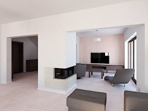 dom klasyczny - minimalny - Salon, styl tradycyjny - zdjęcie od 2arch wytwórnia projektów