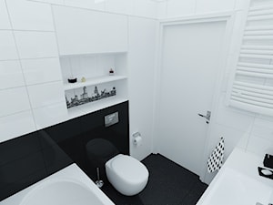 mieszkanie 40m2 - Łazienka, styl minimalistyczny - zdjęcie od 2arch wytwórnia projektów